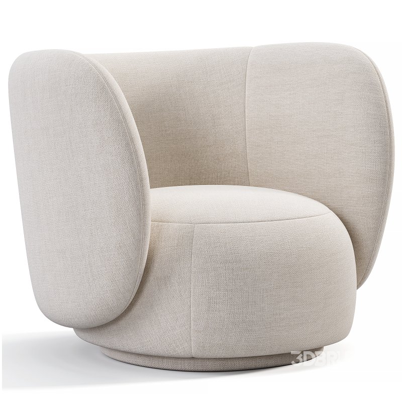 Rico Lounge Chair With Swivel Base Image 1