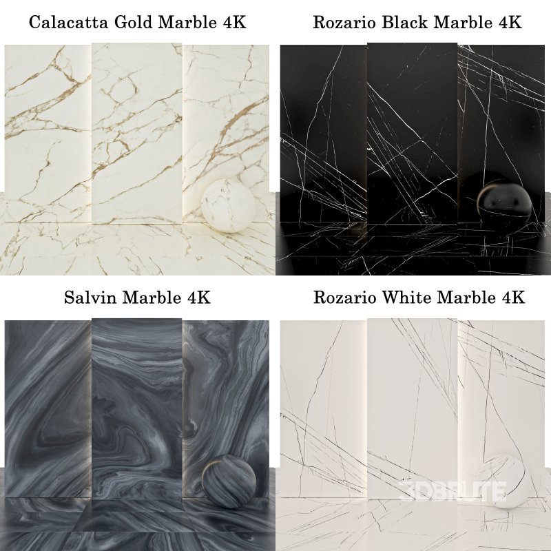 Stone 128 ( Rozario,Clacatta,Salvin) Image 1