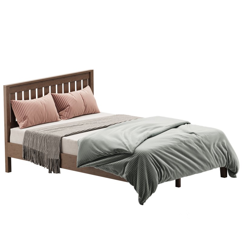 Deluxe Wood Platform Bed Image 3