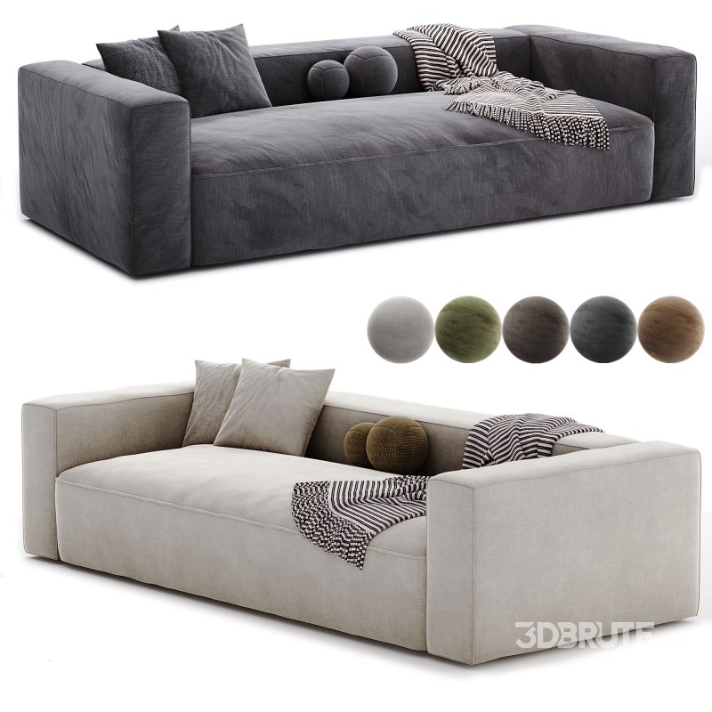 Bulky 2-sits sofa Image 3