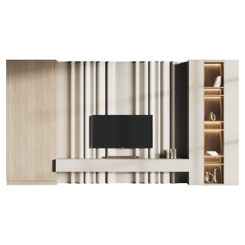 Modern TV Wall 03 Image 3
