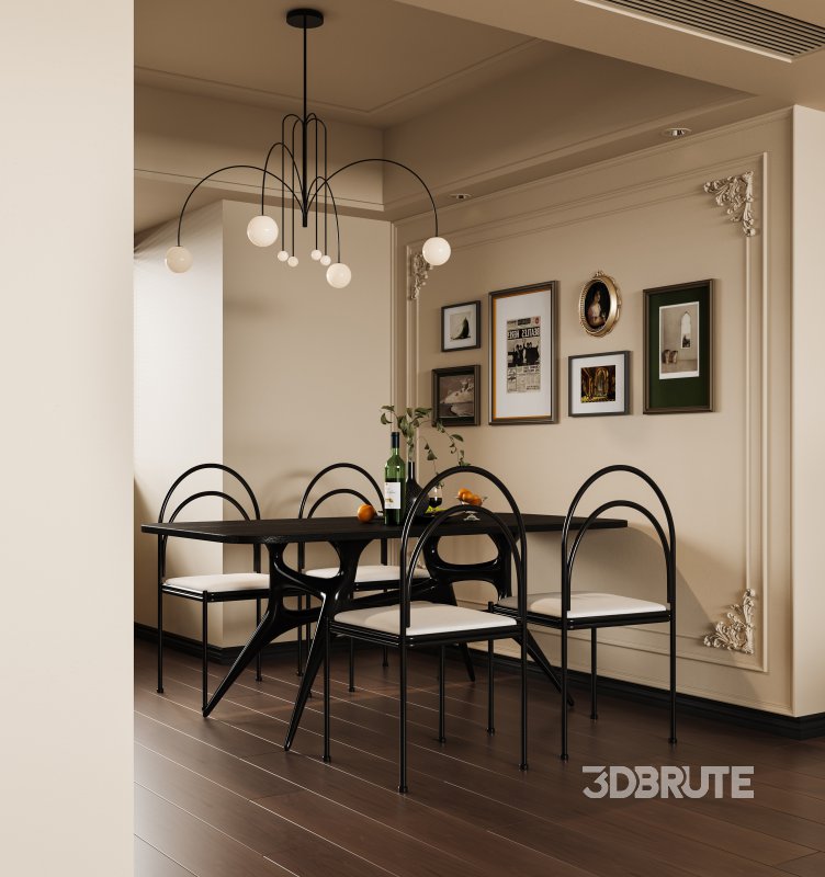 Luxurious living room and dining room Image 2