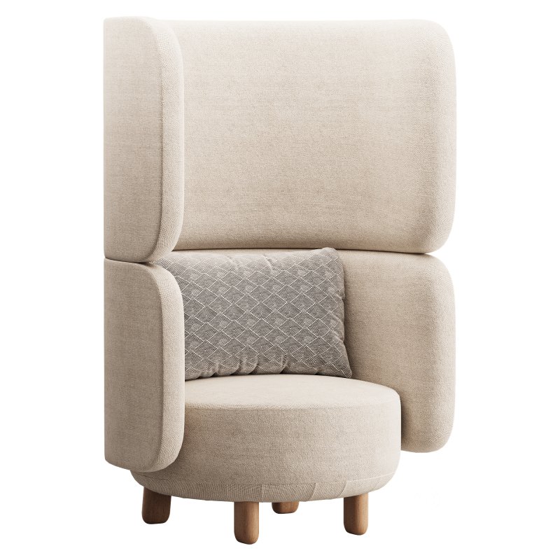 Armchair Here Nearby Space 2 Yellow Image 1