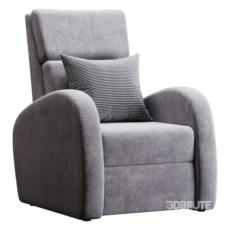 Armchair Seymar Fabric Velutto 01 Image 2