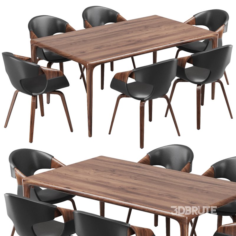 Dinning chair and table296 Image 1