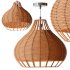 Rattan Pendant Lampshade Wicker Chandelier - Thumbnail 8