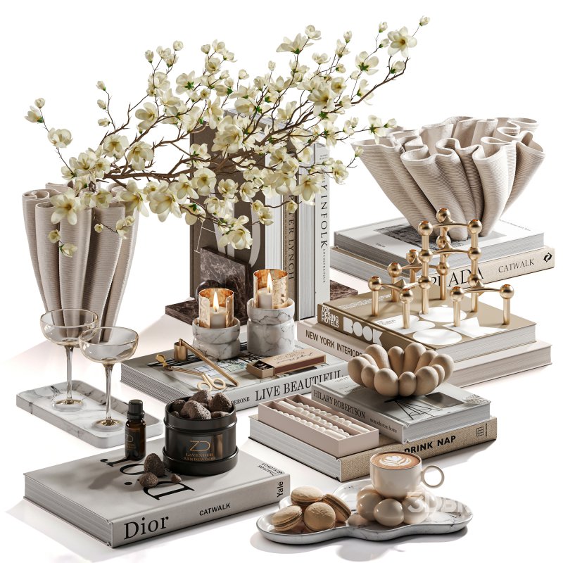 Organic_Forms_Tabletop_Styling_With_Magnolia Image 1