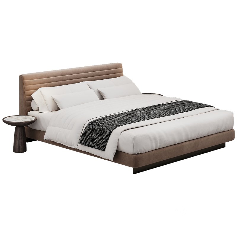 Roger Double Bed By Minotti Image 3