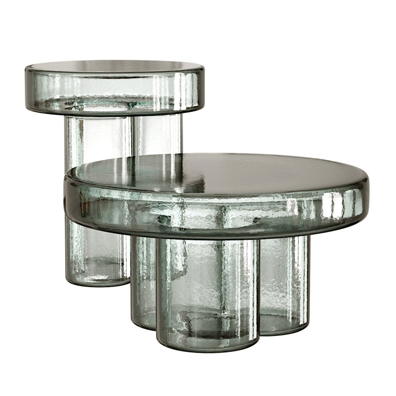 Miniforms Glass Tables by Yannis Gikas Image 2