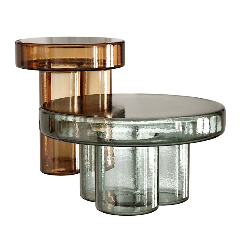 Miniforms Glass Tables by Yannis Gikas Image 1