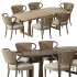 Amira Armless Dining Chair & Ayla Dining Table - Thumbnail 3