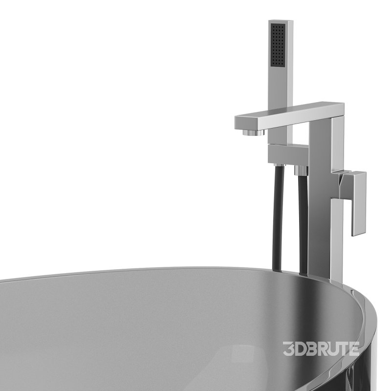 ABBER Kristall AT9702Amethyst washbasin Image 5