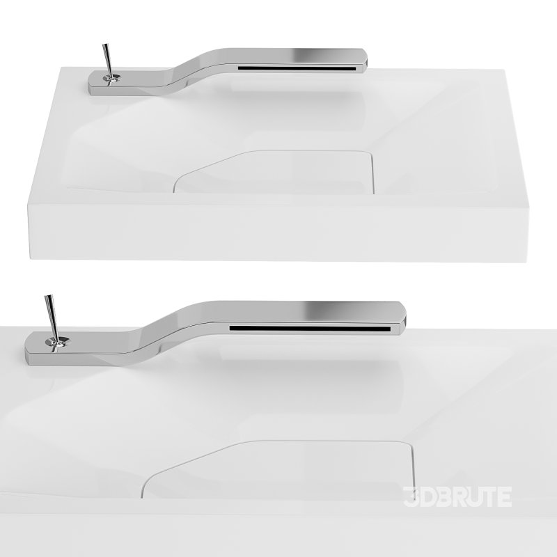 The Ribbon Bathroom Basin Image 1