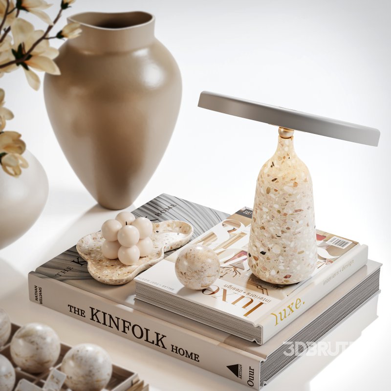 Golden Stillness Tabletop Styling with Magnolia Image 2