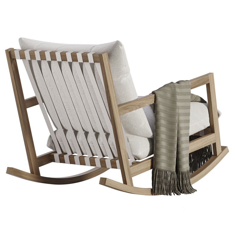 Aiken Outdoor Rocking Chair-fourhands Image 3