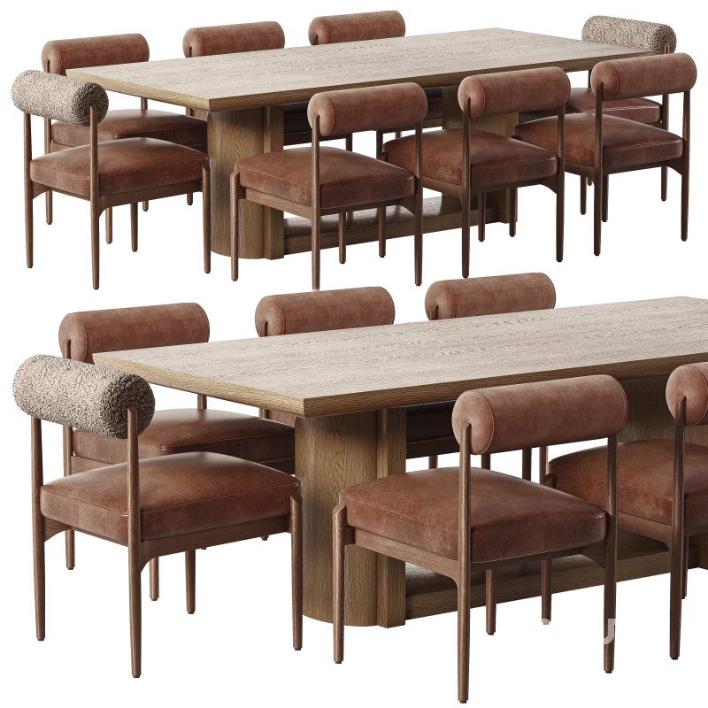 Jazelle Dining Chair & Garrett Dining Table Image 3