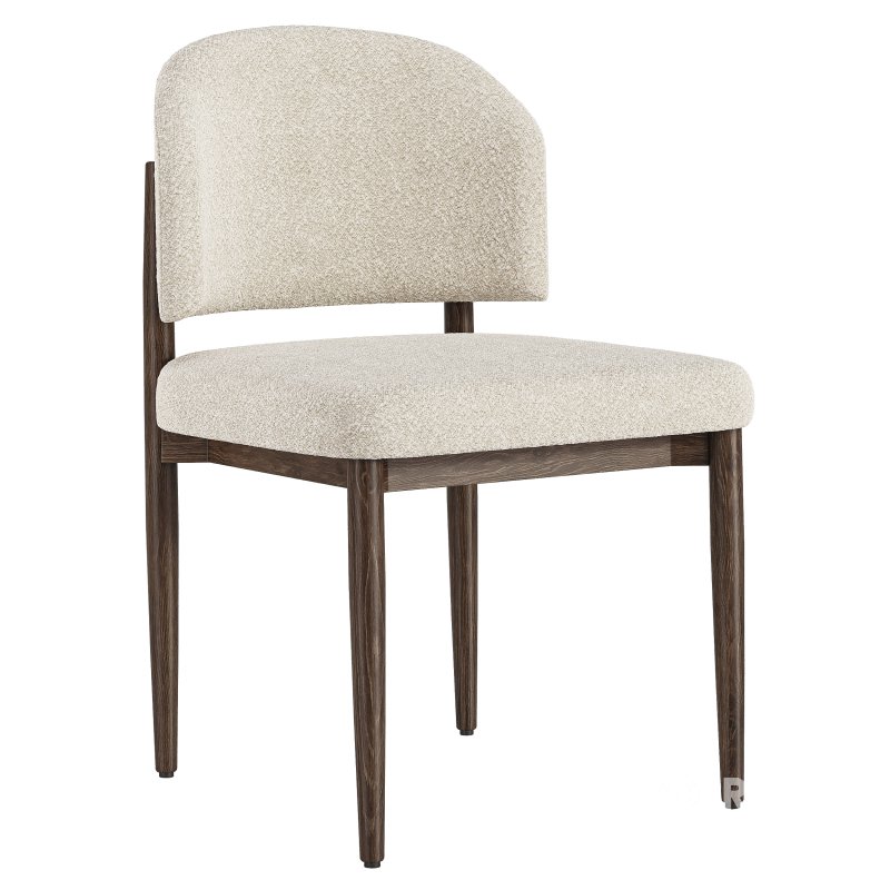 Eva Fabric Dining Side Chair-RH PRO Roy Image 2