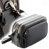 Black leather bag for women - Thumbnail 4