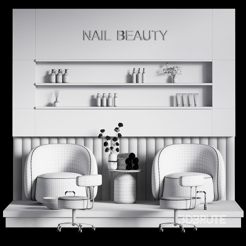 Pedicure area in the beauty salon 07 Image 1