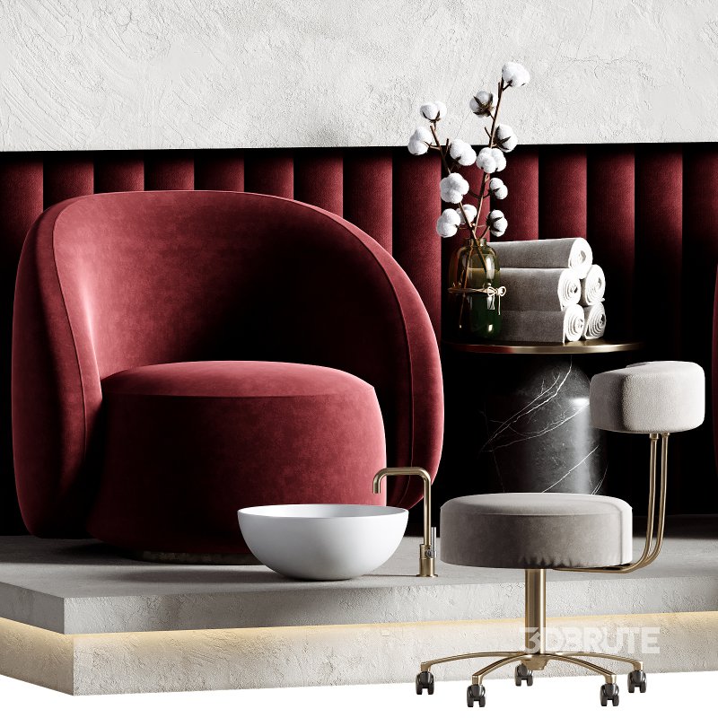 Pedicure area in the beauty salon 07 Image 4