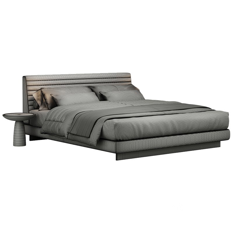 Roger Double Bed By Minotti Image 2