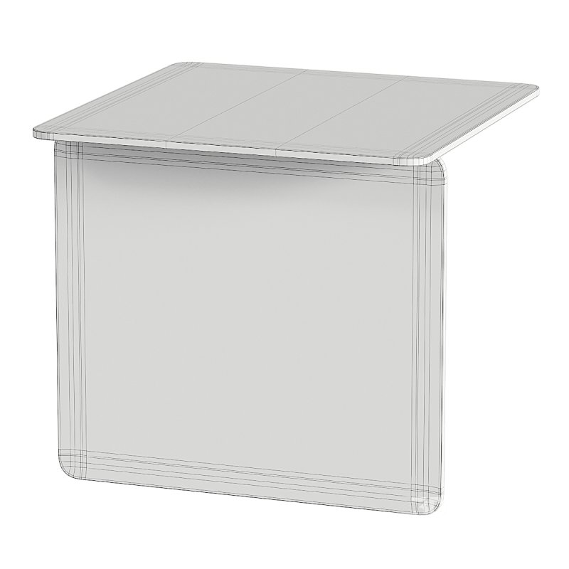 Tempered glass side table Image 1