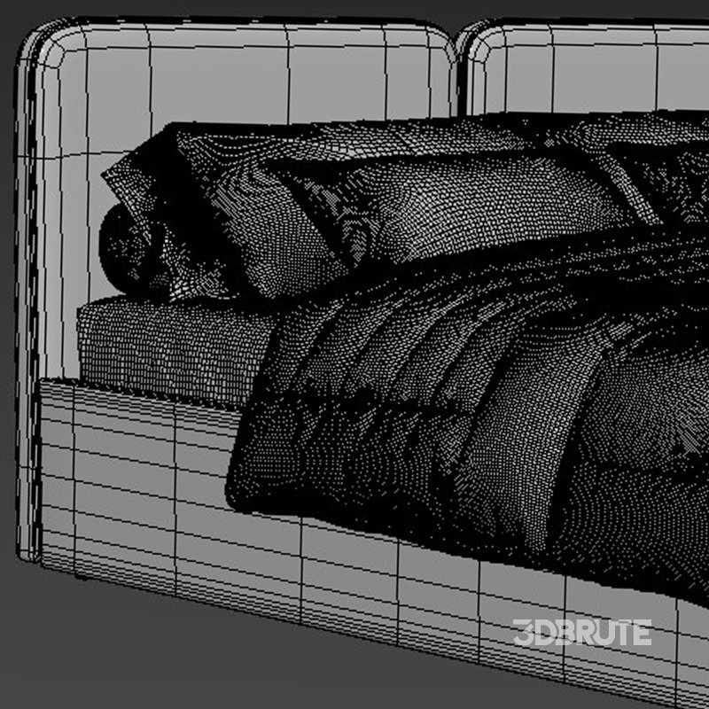 Vilena 180 Velvet Bed By divan ru Image 6