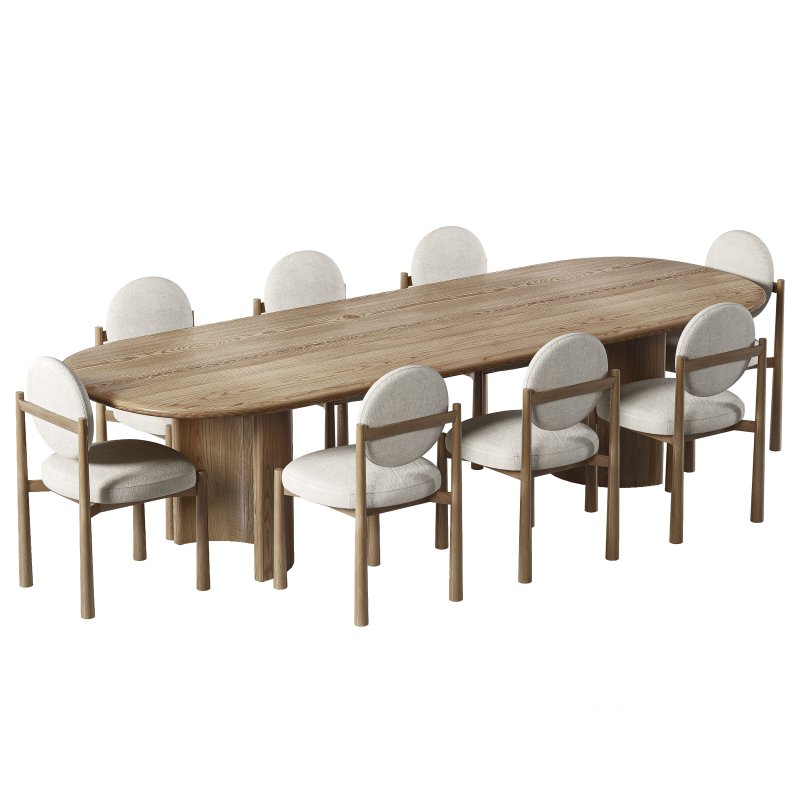 Truett Dining Chair and Paden Dining Table-luluandgeorgia Image 2