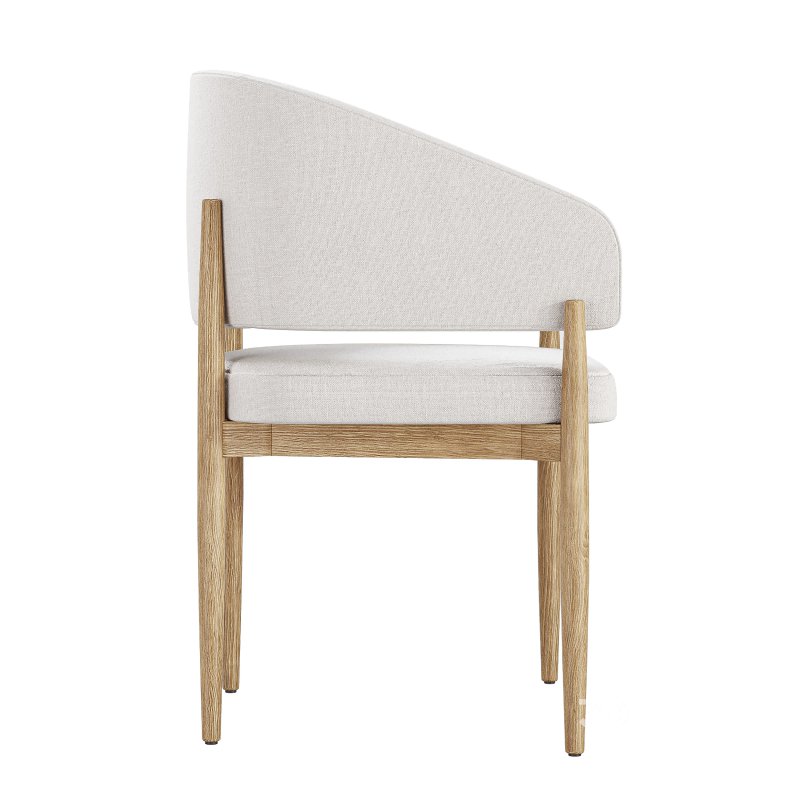 EVA FABRIC DINING ARMCHAIR Image 6