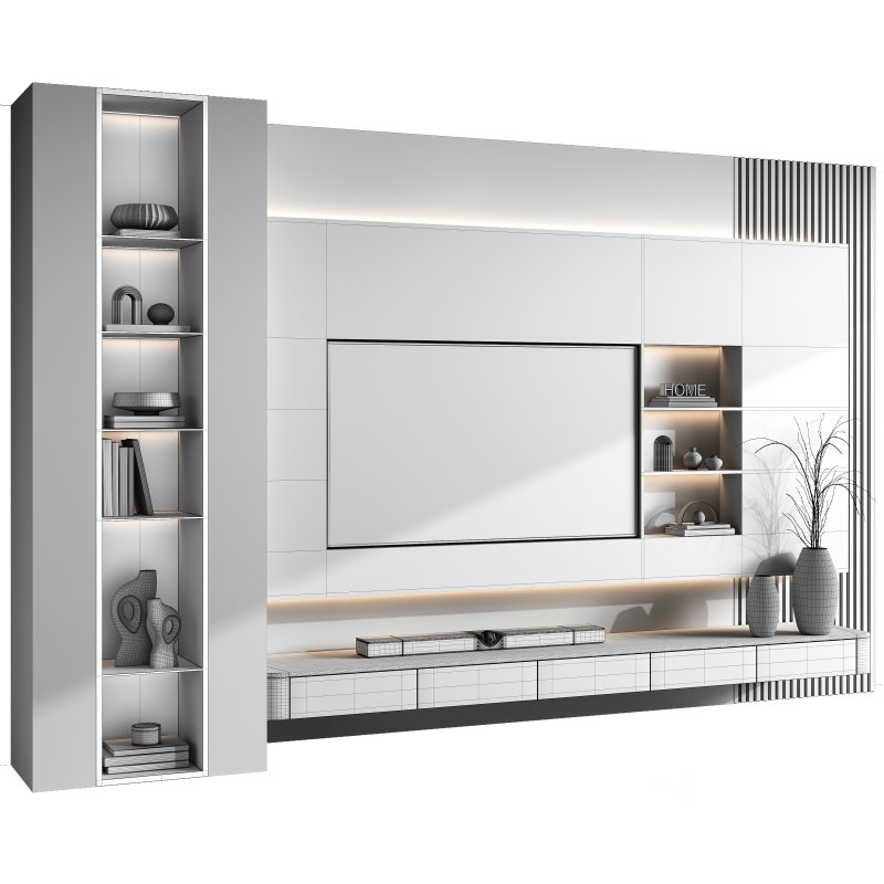 TV Wall-Set 02 Image 6