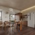 Modern living room and dining room kitchen interior scene - Thumbnail 5