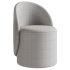 Loreen rotating pouf boucle white - Thumbnail 2