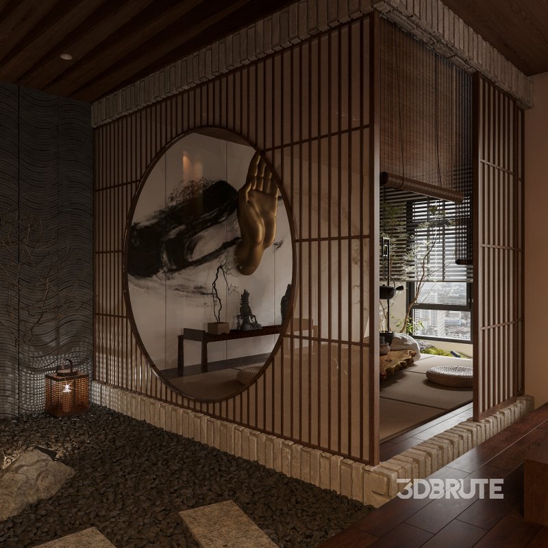 Japanese Living Room Dining Room Bedroom Image 20