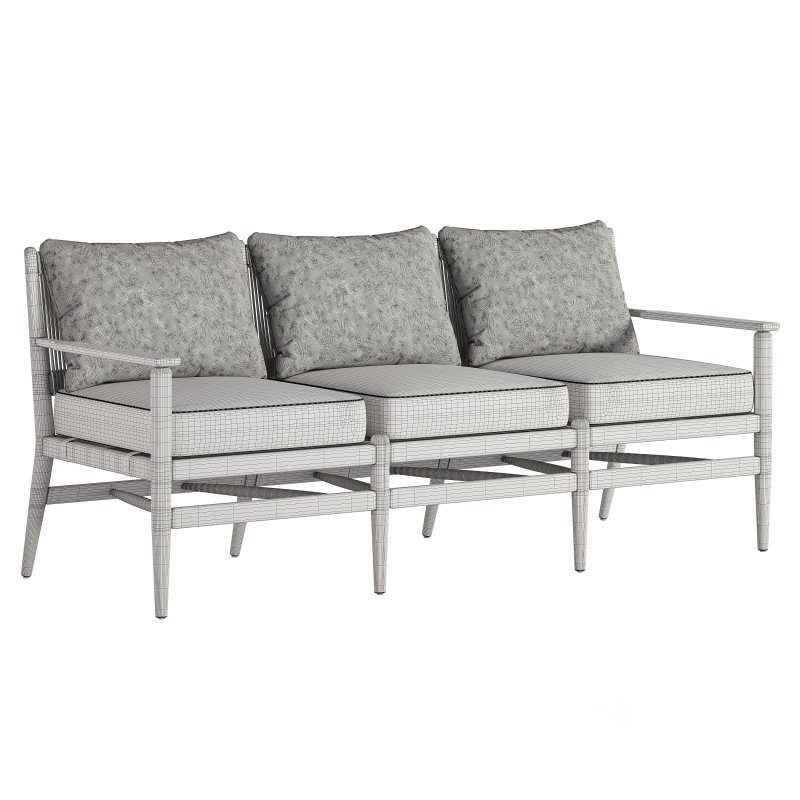 Rosen Outdoor Sofa-Fourhands Image 5