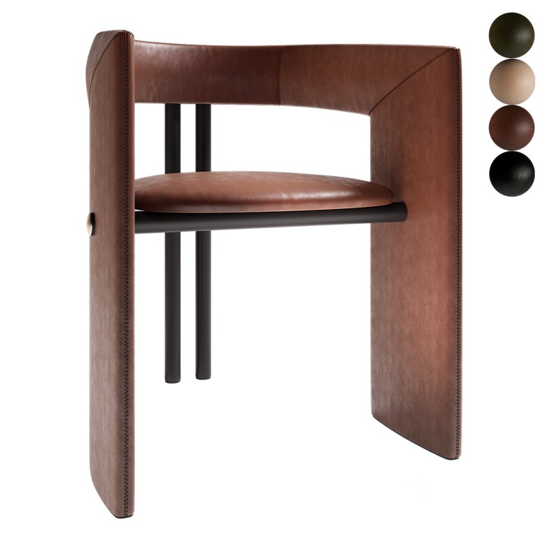 Luca Stefano leather chair Image 1