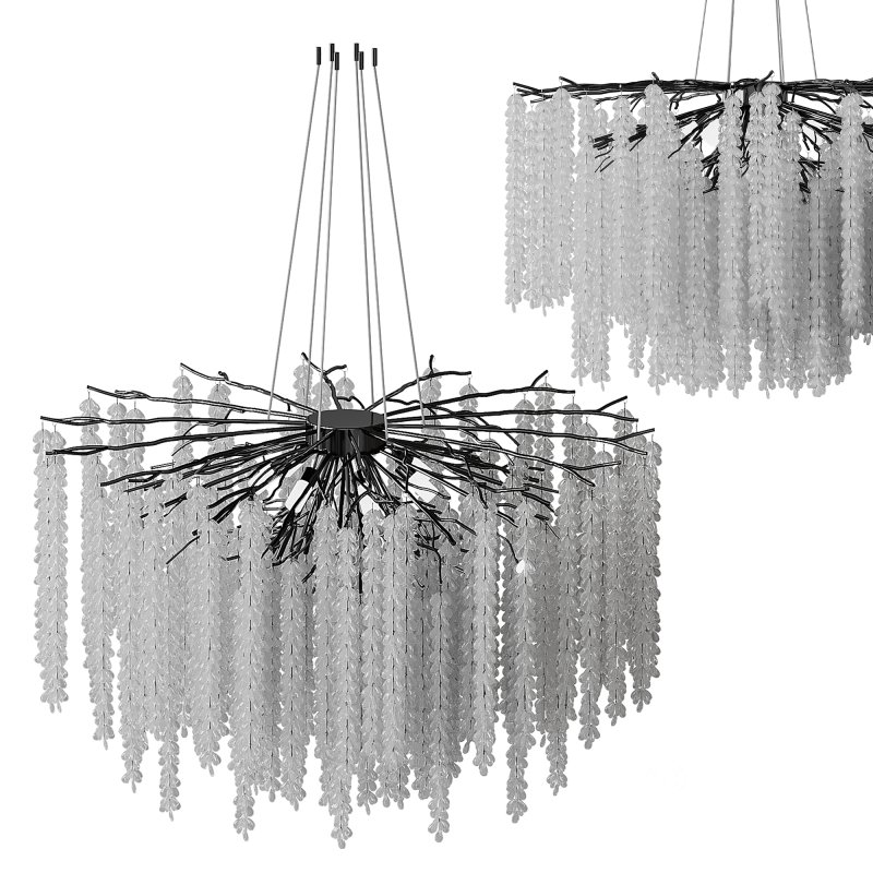 Luxury Crystal LED Chandeliers light Image 2