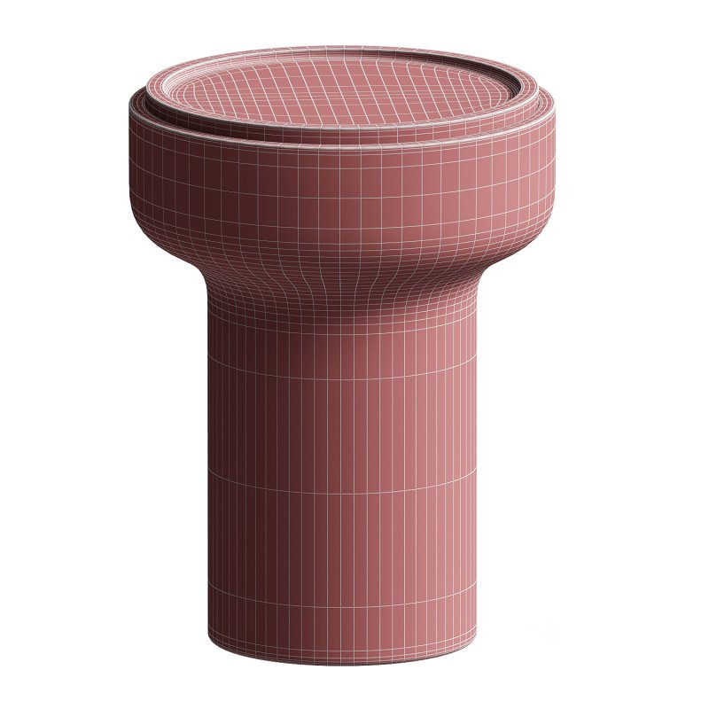 Tivoli Side Table in travertine and walnut by Ivan Colominas Image 4