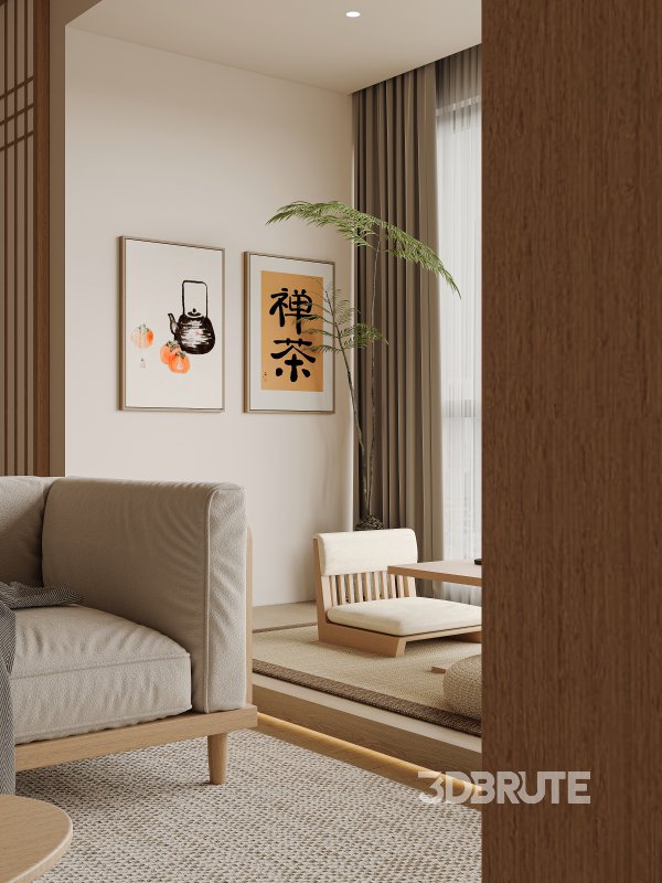 Japanese living and dining room Image 9