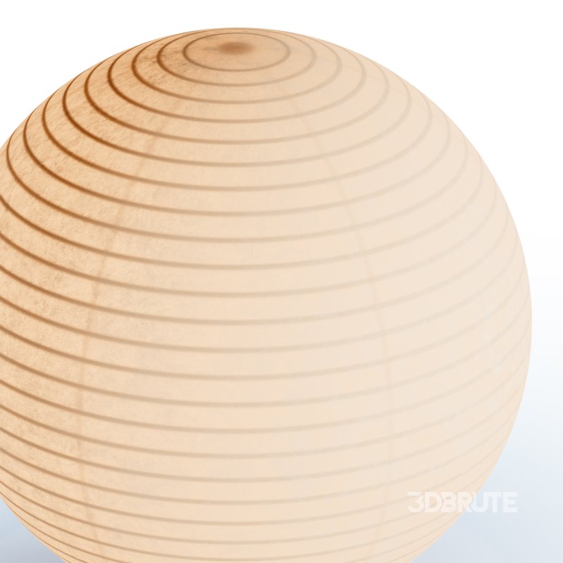 Round LED Japanese Style Lantern Rice Paper Desk Lamp Image 7