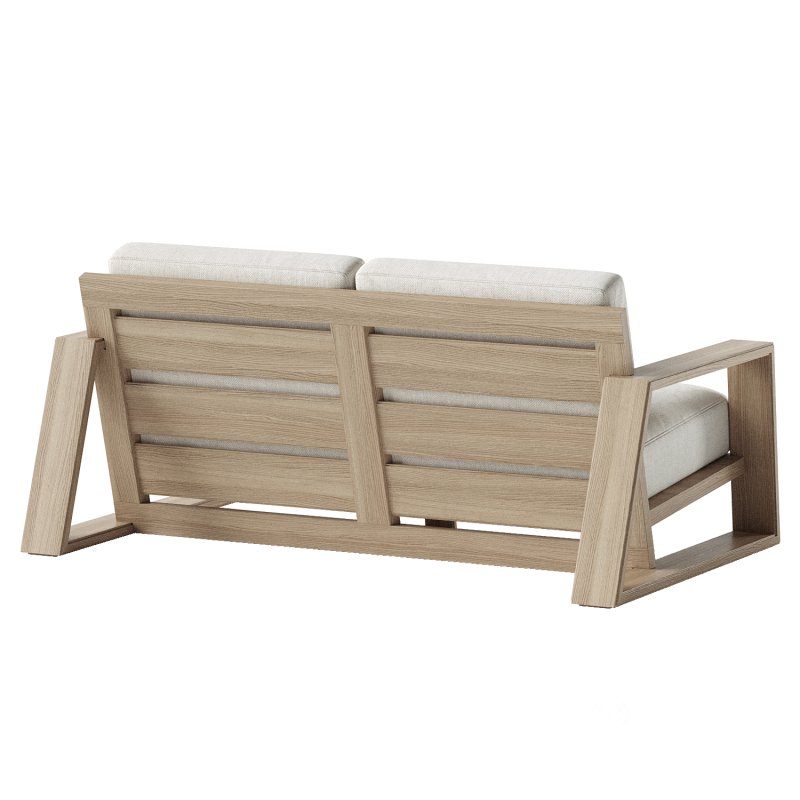 Canyon Outdoor Teak Sofa Image 6