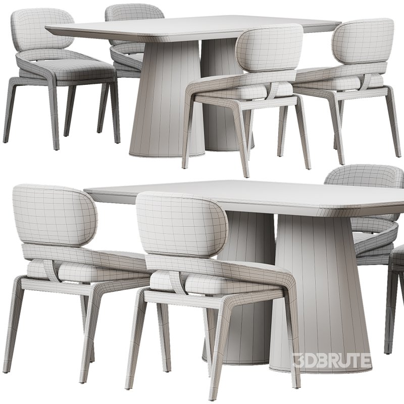 Dinning chair and table Image 5