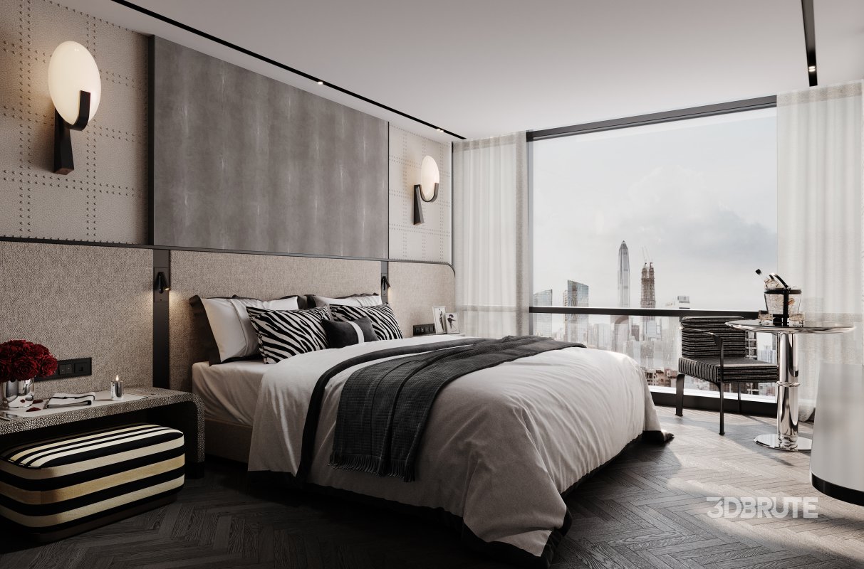 hotel bedroom Image 1