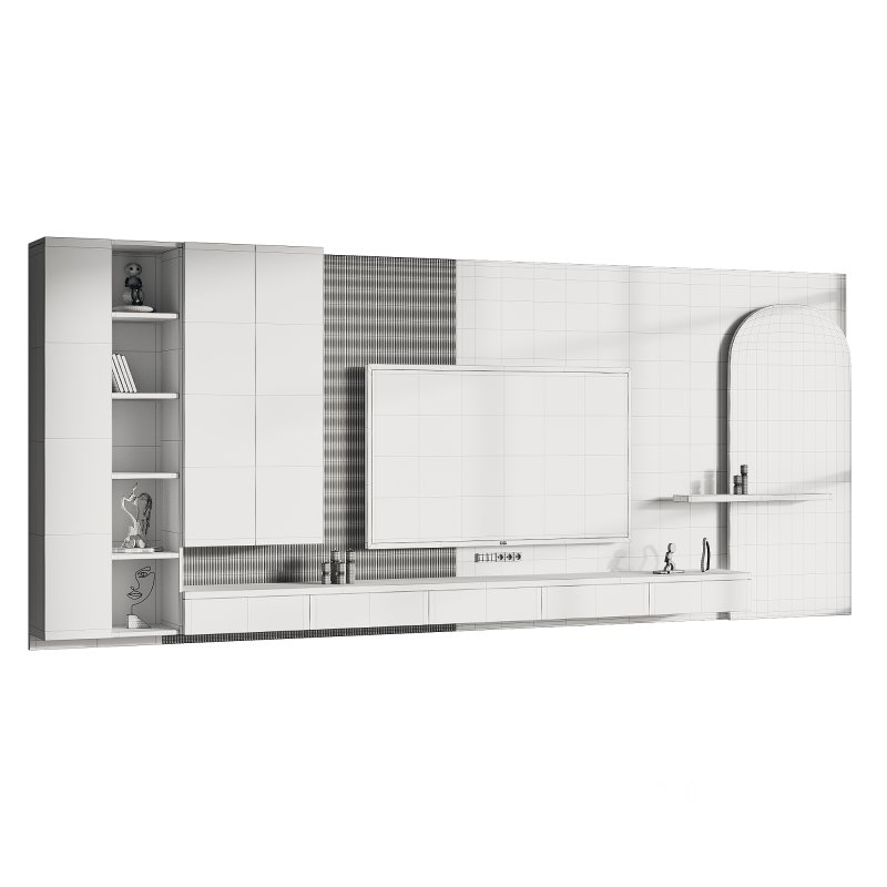 Modern TV Wall 05 Image 3