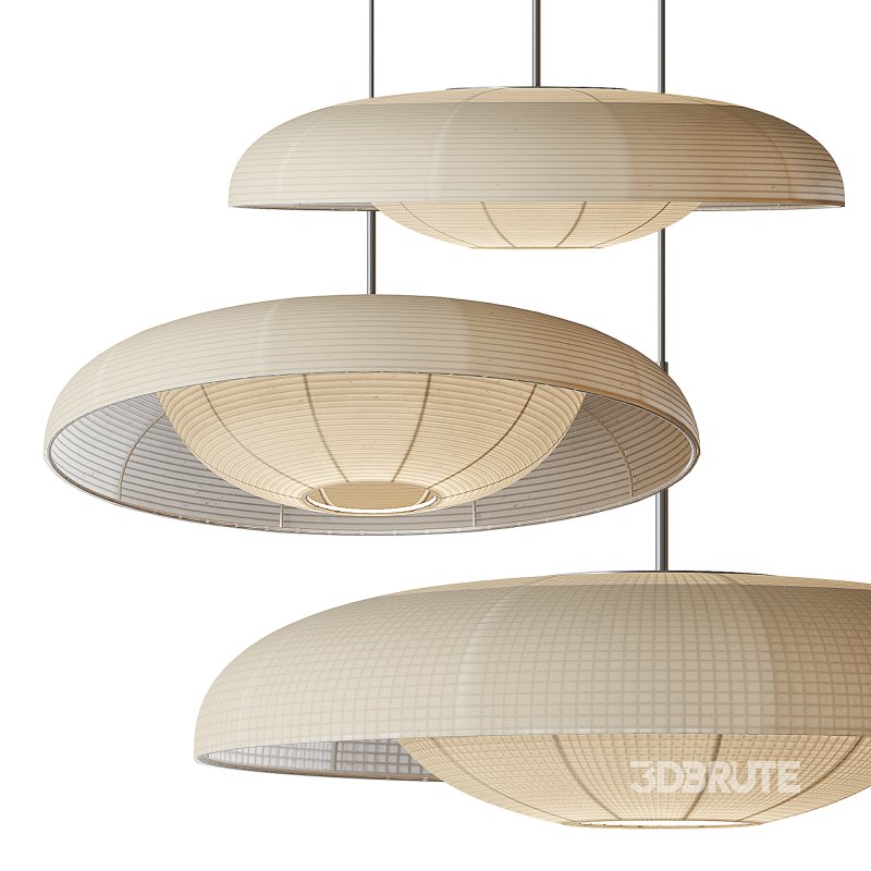 Baho Art Fabric Pendant Light Lampshade Image 1