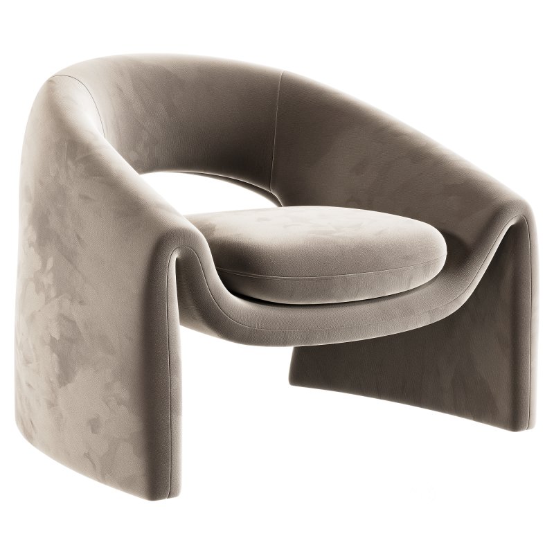 Boucle armchair Kastaninbaum Image 1