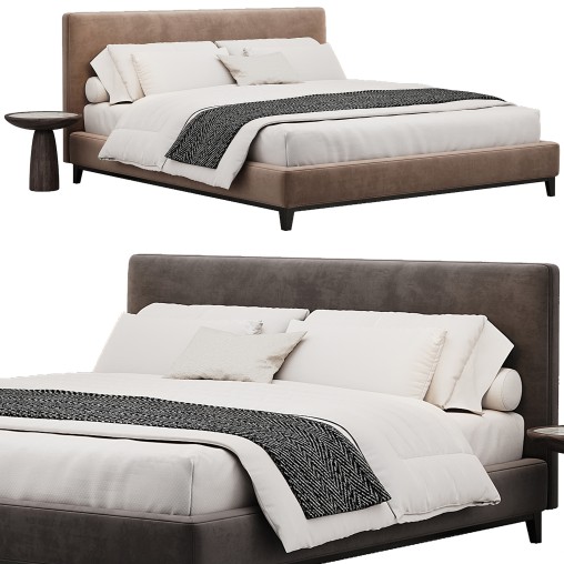 Andersen Double Bed By Minotti