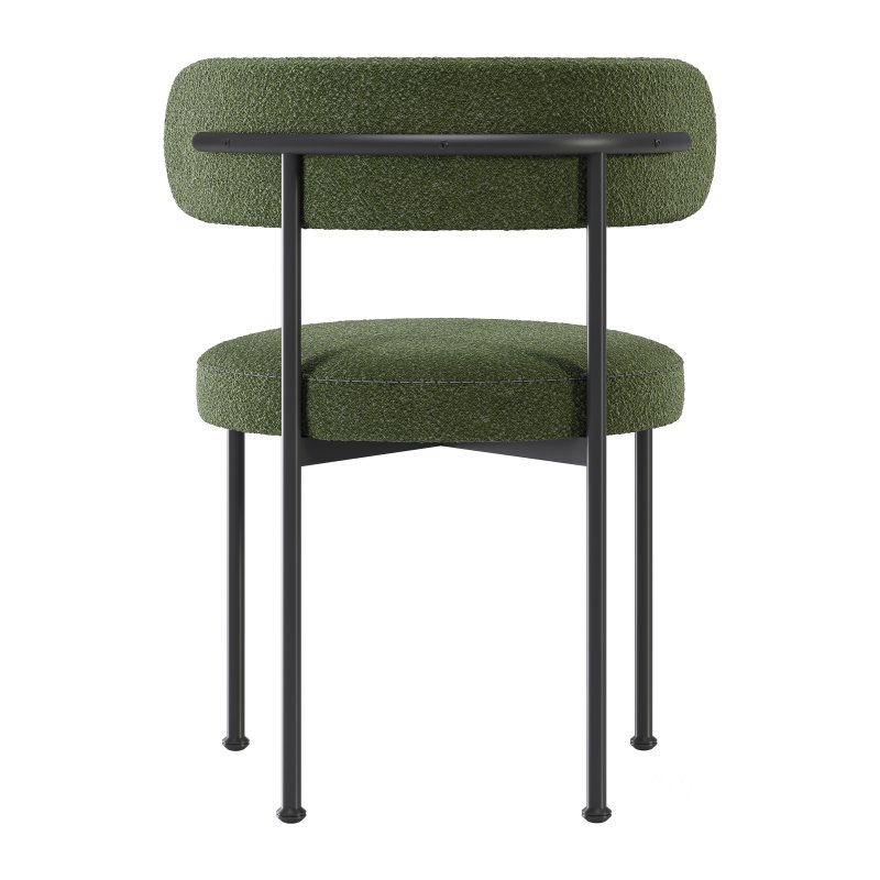 INESSE BOUCLE DINING CHAIR-CB2 Image 4