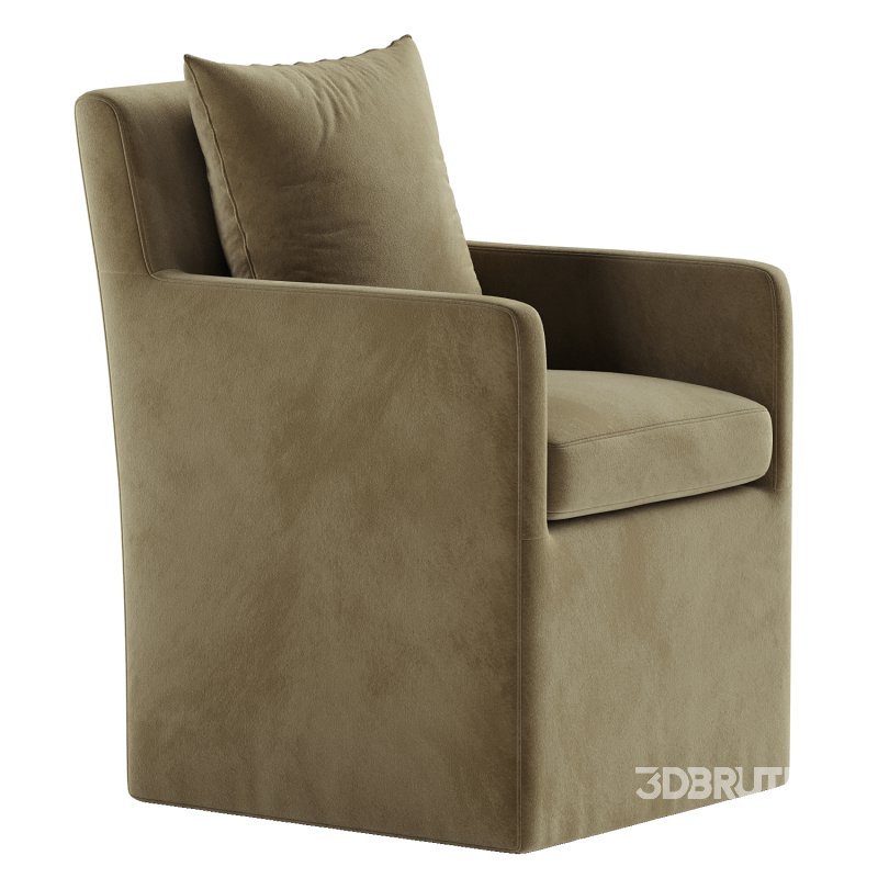 Glenrose Wheeled Dining Armchair Image 1
