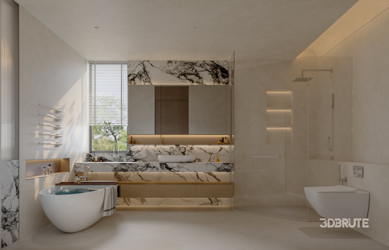 Modern bedroom and bathroom sets Image 4