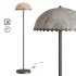 Oceana Black Metal Floor Lamp - Thumbnail 1